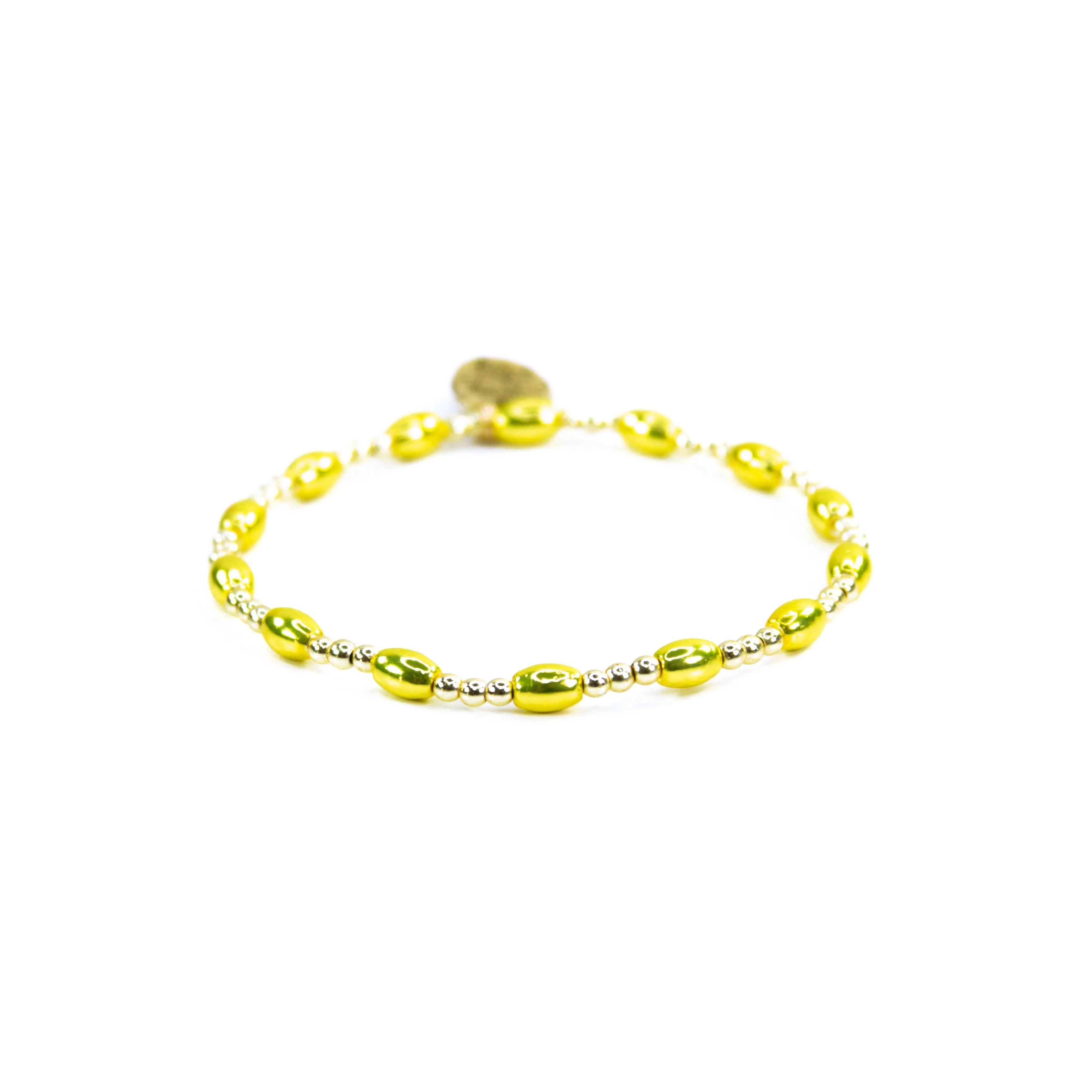 Yellow MIx Bead Bracelets